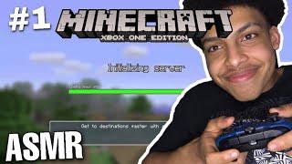 ASMR Minecraft *Hard* Survival Lets Play! (EP1) LUCKIEST SPAWN!