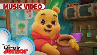 Playdate with Winnie the Pooh Theme Song  | Official Music Video | @disneyjr