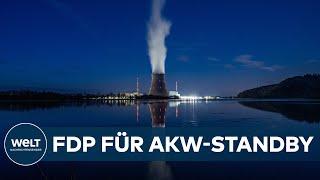 FDP-Fraktion fordert Atomkraftwerke bis 2024 betriebsbereit zu halten