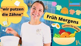 Zähneputzen und Morgenroutine spielerisch lernen | Lernvideos mit Miss Josi für Babys & Kleinkinder