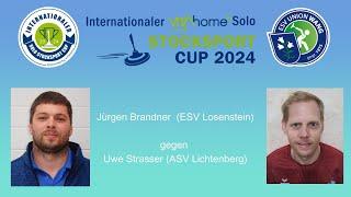 Intern. Vitahome Solo Stocksport Cup 2024 Brandner Jürgen gegen Uwe Strasser