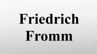 Friedrich Fromm