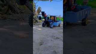 homemade model tractor with trolley #shorts