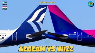 Aegean Airlines Vs Wizz Air Comparison 2023!  Vs 