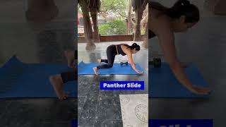 Panther Slides #shorts #yoga #viral #fitness #weightloss #ytshorts