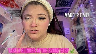 Take a blinker after every makeup step  | Kaitlynn Perry