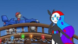 Jere-Media0214 plays: Hill Climb Racing | 2537m with Rally Car in Roller Coaster! 