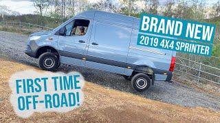 4x4 VANLIFE | 2019 Mercedes Sprinter | First time off-road!!