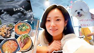 Time to EAT KOREAN FOOD! Korea Vlog  First visit to Korean O/B clinicDifference between Germany