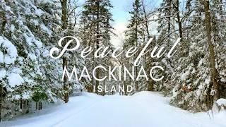 3 Hours of Winter Bliss on Mackinac Island ️ Relaxing Piano Music, Snowy Scenes & Winter Ambience