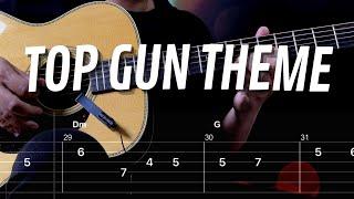 Top Gun Anthem | EASY Guitar Tutorial | Guitar Tab