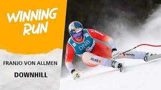 Franjo Von Allmen keeps Downhill title hopes alive | FIS Alpine World Cup 24-25