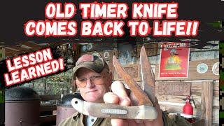 Saving the Life of an Old Timer Knife + A Lesson Learned!