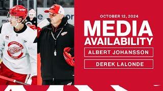 Albert Johansson & Derek Lalonde Media Availability | Oct. 12, 2024