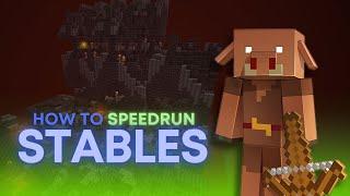 How to SPEEDRUN Bastions - STABLES