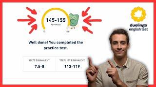 Watch me score 145 - 155 on the Duolingo English Practice Test (Answers & Explanations)