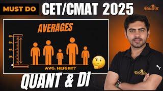 CET/CMAT 2025 I Averages I Quant MUST DO Questions I Apoorv Sir