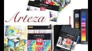 Unboxing ARTEZA | Part 1 of 3 | Watercolour sketching