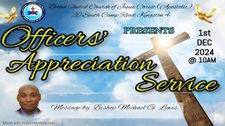 Bethel Sunday Morning Service  Officers' Appreciation Service Message by Bishop Michael G. Lewis