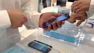 Samsung GALAXY SIII splash-proof with P2i technology