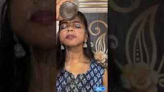 Blue  @kirti1327 viral water transition #water #makeup #transition #shorts