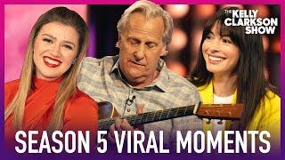 Kelly Clarkson Show Most Viral S5 Moments Ft. Anne Hathaway, Emily Blunt, Jeff Daniels