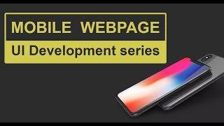 Responsive and Tricky Mobile Web Page UI Development in Hindi | vishAcademy