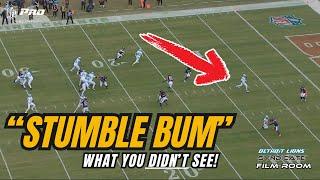 What You DIDN'T SEE With The Detroit Lions 'STUMBLE BUM' Trick Play