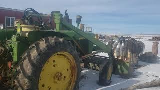 How we cut wood slices with a tractor pto buzz cord wood saw