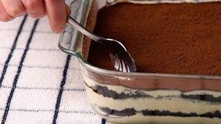 How to Make a No-Bake Oreo Tiramisu Cake Recipe at Home | Tastemade