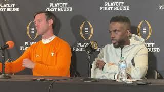 Tennessee OC Joey Halzle and DC Tim Banks React to the Vols' Loss in the College Football Playoffs