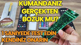 Çalışmayan Kumanda Nasıl Test Edilir? Bozuk Kumanda Nasıl Tamir Edilir? Kumanda Çalışmıyor