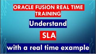 Oracle Fusion Finance real time Training | understand the SLA with a real-time example |Cloud ERP