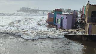 Woman nearly washed out in Capitola