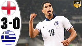 England vs Greece 3-0 Highlights & All Goals 2024 HD