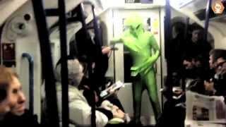 Martian Dancing on London Underground