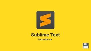 Study Session - Is Sublime Text a viable code editor in 2024?