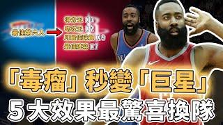 從替補打成MVP！只被當作第六人培養的James Harden為何加盟火箭後突然進化？最大化魔球打法威力、更刷新隊史最佳戰績，O'Neal：被坑了4年｜澤北SG