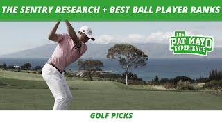 2025 The Sentry Picks, Research, Preview | Underdog PGA Best Ball Rankings,Draft Strategy 2025