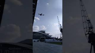 Plane-spotting #funactivities (ExCel) #london June 2024 #airplane #hobby #riverside #tourism