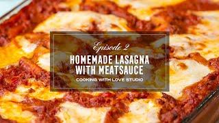 Antoinette's Kitchen: Episode 2 | Homemade Lasagna with Meat Sauce