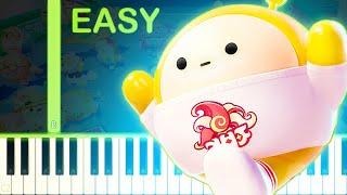 EGGY PARTY THEME - EASY Piano Tutorial