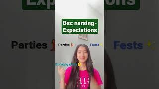 Life of Bsc nursing students- Bsc nursing expectations vs reality#bscnursing#shorts#viral