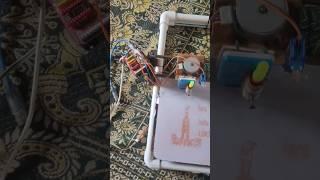 diy pen plotter ️ #diy #project #cnc #india #trending #arduino #how #3d #servo #arduino #homemade