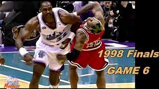 Karl Malone vs Dennis Rodman 1998 Finals Game 6! Wrestling Game & 6th Championship!