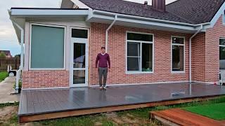 ОТКРЫТАЯ ЛЕТНЯЯ ТЕРРАСА ИЗ ДОСОК И ДПК