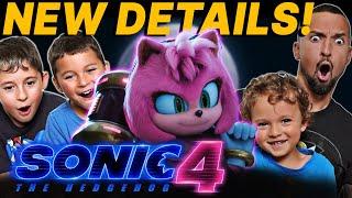 SONIC 4 LOGO REVEALED! MAJOR SILVER UPDATE! PLOT DETAILS & More! Amy Rose | Metal Sonic | Paramount+