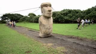 Easter Island moai 'walked'