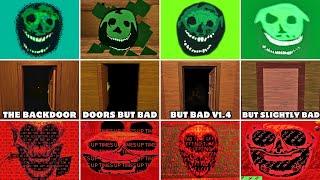 DOORS The Backdoor VS 4 Different BACKDOOR games | ALL JUMPSCARES | Roblox