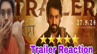 DEVARA PART 1 TRAILER REACTION | DEVARA PART 1 TRAILER REVIEW | DEVARA TRAILER REACTION | NTR REVIEW